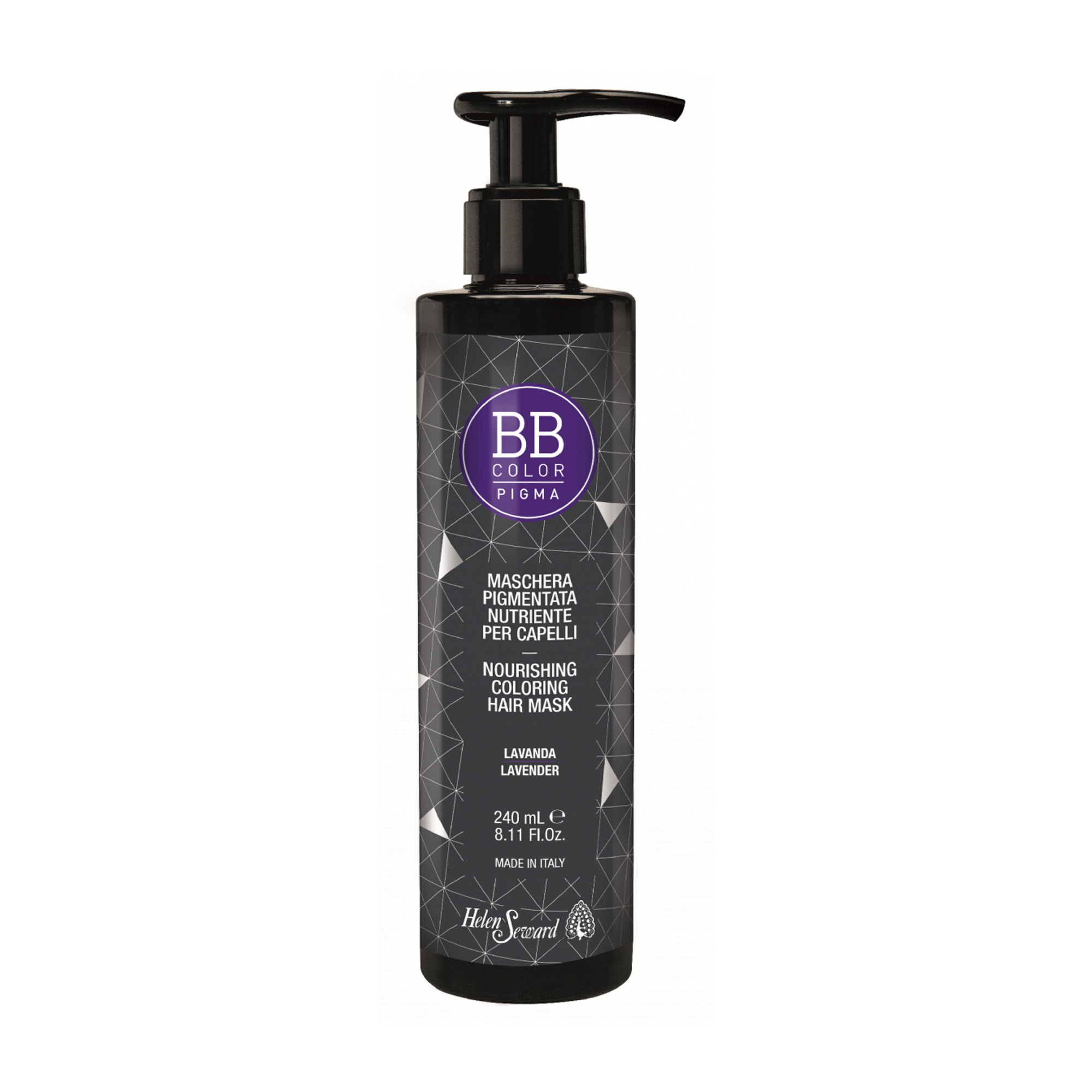 Уцінка! Живильна маска для волосся Helen Seward BB Color Pigma Nourishing Coloring Hair Mask для надання блиску, Lavender, 240 мл